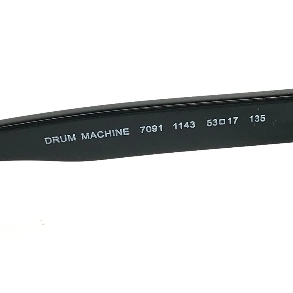 Arnette Small Eyeglasses Frames Drum Machine 7091 1143 Polished Black 53-17-135